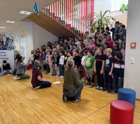 Schüler:innen rappen zum Klimaschutz