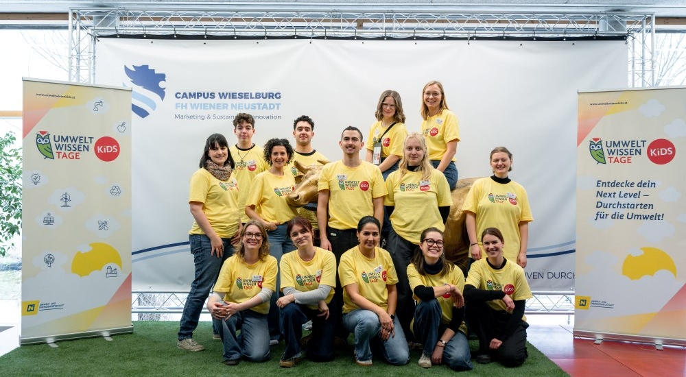 Gruppenfoto der jungen Betreuerinnen der Umwelt Wissen Tage